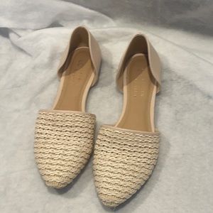 LC Lauren Conrad Woven Ballet Flats